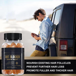 OEM gula Halal bebas Gummies <span class=keywords><strong>DHT</strong></span> pemblokir <span class=keywords><strong>MIN</strong></span> 5 5% gergaji Palmetto <span class=keywords><strong>DHT</strong></span> blok Gummies - Product Image 2