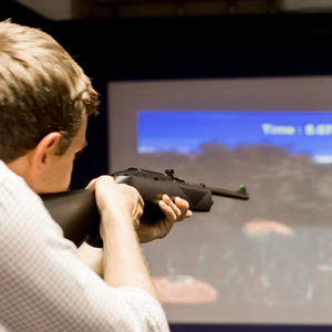 Juego de disparos interactivo AR en la pared, simulador de disparos con proyección interactiva <span class=keywords><strong>3D</strong></span> inmersiva, máquina de juego de arcade con pistola láser - Product Image 1