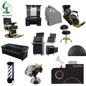 Equipo de Barbería Jincheng, Muebles de Salón de Peluquería, <span class=keywords><strong>Espejo</strong></span>, Estación de Lavado, Silla de Barbería, Silla de Barbería <span class=keywords><strong>Antigua</strong></span>. - Product Image 6