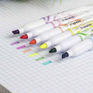 Encre gel <span class=keywords><strong>pastel</strong></span> en plastique pour frites, deux têtes, avec logo imprimé personnalisé, briquet magique effaçable, 6 couleurs - Product Image 3