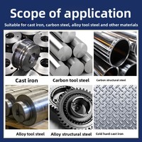 Blue Victory 6542 Pipa Thread Tap High-Speed Steel Machine Tap dengan Mata Bor Lurus Spiral Tip Tap