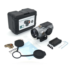 Tactical Gen II 5X <span class=keywords><strong>Prism</strong></span> Âmbito Retículo HD Lente Elementos Visão Noturna Caça Visão Reflex com 20mm Riser Mount - Product Image 6