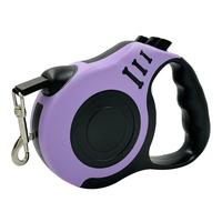 Laisse de chien rétractable automatique en plastique solide avec rubans, accessoires pour animaux de compagnie écologiques, produits pour animaux de compagnie