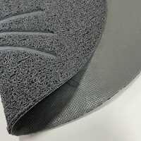 Tapis de litière pour chat en PVC imperméable moderne avec motif d'animaux de dessin animé pour utilisation sous la litière, toutes saisons