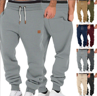 Pantalon de survêtement athlétique pour homme, coupe fuselée, décontracté et polyvalent, séchage rapide, multicolore, nouvelle collection, best-seller pour le commerce transfrontalier