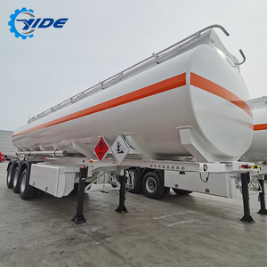 Camion-citerne 60 m³ à 4 compartiments, semi-remorque citerne à carburant avec déflecteur <span class=keywords><strong>anti</strong></span>-<span class=keywords><strong>ondes</strong></span> et valve de fond d'urgence, citerne à carburant, citerne à huile - Product Image 2