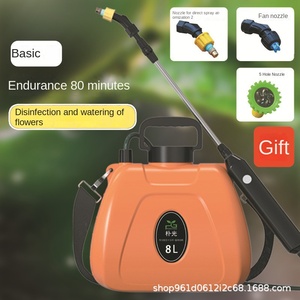 Arrosoir électrique haute pression portable <span class=keywords><strong>pistolet</strong></span> de pulvérisation brume Ultra-fine capacité 8L contrôle de <span class=keywords><strong>d</strong></span>ébit Variable pour usage agricole - Product Image 4