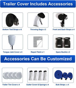 Factory Direct Sales <strong>Waterproof</strong> Camper Trailer <strong>Covers</strong> RV Travel Trailer Motorhome <strong>Caravan</strong> <strong>Cover</strong> RV <strong>Cover</strong> - Product Image 2