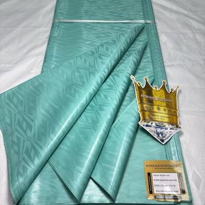 <span class=keywords><strong>Tela</strong></span> Bazin Riche Super Magnum Gold XXL de Alta Calidad al <span class=keywords><strong>por</strong></span> Mayor, 100% Algodón, Brillante, con Perfume - Product Image 5