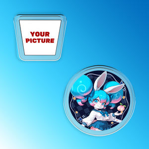 Clip en acrylique PP personnalisé, marchandises d'<span class=keywords><strong>anime</strong></span>, fabrication directe, clip en acrylique PP imprimé sur mesure avec personnage d'<span class=keywords><strong>anime</strong></span> - Product Image 3