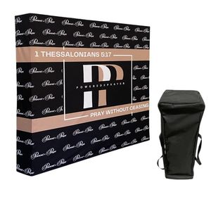 Diding DDZ25-334 Acrylic Pop Wall <strong>Popup</strong> Stand Curved Exhibit <strong>Backdrop</strong> 3x4 Promotion Trade Show Advertising Dye Sublimation - Product Image 2