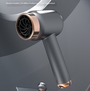 เครื่องเป่าผมแบบชาร์จไร้สายสำหรับใช้ในครัวเรือน, เครื่องเป่าผมประจุลบความเร็วสูง, การดูแลเส้นผมแบบไร้ใบพัดกำลังสูง, แห้งเร็ว - Product Image 5