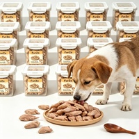 Friandises lyophilisées en forme de cœur de poulet pour chiens et chats, riches en protéines, sans additifs, pour la santé cardiaque et oculaire, soins dentaires, friandises pour chiens, aliments pour animaux de compagnie OEM