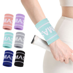 Tập thể dục ngoài trời ban nhạc cổ tay thể thao thoáng khí sweatband Khăn dây đeo cổ tay - Product Image 4