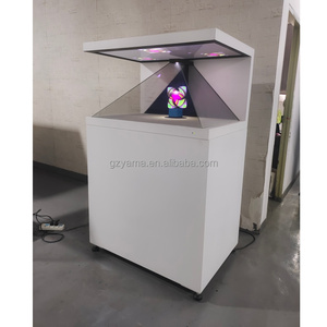Vitrine d'affichage holographique 3D <span class=keywords><strong>pyramide</strong></span> à 270 degrés de 42 pouces, construction métallique - Product Image 2