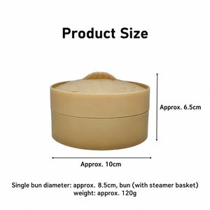 Ensemble de paniers vapeur miniatures en ABS, jouet de cuisine d'imitation, accessoire alimentaire pour maison de poupée, accessoires de cuisson vapeur ronds - Product Image 6