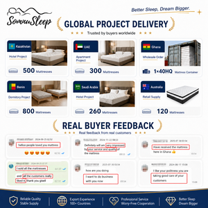 Double Bedroom Comfort <b>Mattress</b> Roll up in a Box With Quality Latex Foam Compressed Size SP040 Compression Box Packaging Technol - Product Image 5