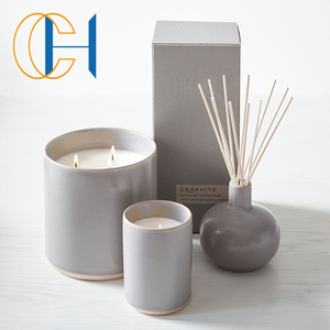 CH Thymes Vela de 3 Mechas con tapa-<span class=keywords><strong>Miel</strong></span> de lavanda-Tarros de velas al por mayor de 13,5 oz - Product Image 3