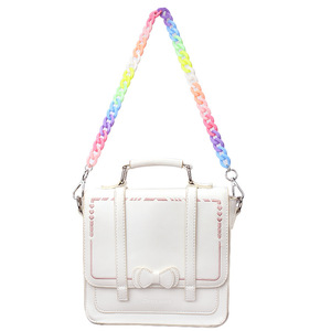 Chaîne de sac à main en perles 12 mm, bandoulière en acrylique, ornement de sac, accessoires pour femmes - Product Image 2