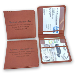 Accessoires Auto personnalisés Porte-documents d'immatriculation et d'assurance de véhicule Idées cadeaux pour les amoureux de la voiture Vente de voiture Cadeaux d'entreprise - Product Image 5