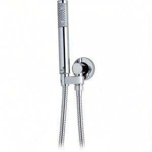 Ducha Dúplex Modelo Zen con Soporte Integrado, Manguera Flexible de Latón Cromado - Product Image 2