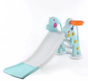 Imbaby — terrain de jeux 3 en 1 pour enfants, ensemble toboggan et balançoire en plastique, pour jardin de maison, extérieur et intérieur