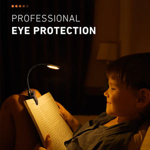 Lampes de Table rechargeables USB lampe de lecture Flexible Clip 9 LED lampe de lecture Portable pour <span class=keywords><strong>Kindle</strong></span> - Product Image 5