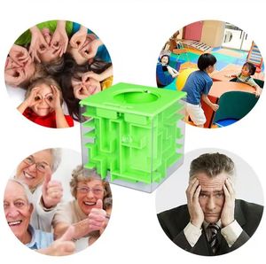 돈 미로 퍼즐 선물 상자, 어린이와 성인을 위한 완벽한 돈 홀더 퍼즐 및 두뇌 티저 장난감 - Product Image 2