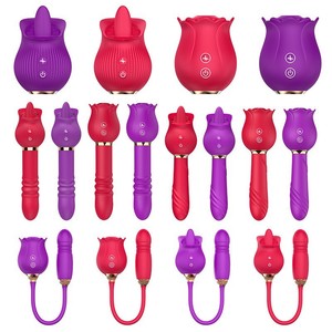 Rose Sucking Jumping Egg Estiramiento Vibración Stick Masaje femenino Masturbación <span class=keywords><strong>Juguete</strong></span> <span class=keywords><strong>sexual</strong></span> - Product Image 2
