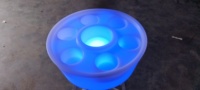 Porte-boisson de flotteur de piscine étanche LED Spa Bar Plateau de bain à remous flottant