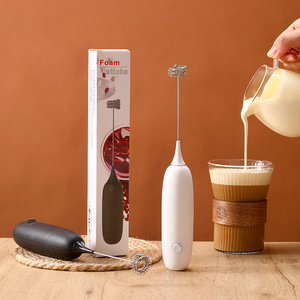 Biểu Tượng Tùy Chỉnh Mini Cà Phê Frother Thép Không Gỉ Bọt Nhà Sản Xuất Sinh Thái Thân Thiện Với Pin Hoạt Động Xách Tay Điện Sữa Frother Cầm Tay - Product Image 5