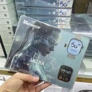 Microwear U3a <span class=keywords><strong>Smartwatch</strong></span> Con Android Amoled America Ultra 2 AI 3 Ai3 Wearos <span class=keywords><strong>Wear</strong></span> <span class=keywords><strong>OS</strong></span> 4G 5g Lte Tarjeta Sim Soporte Reloj inteligente - Product Image 1