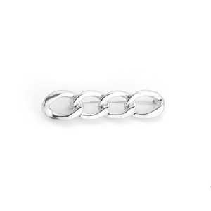 Hebilla de cintura estilo pin con cadena de aleación, desmontable, sin clavos y sin costuras, botón para ajustar la cintura, adelgazante de cintura. - Product Image 3