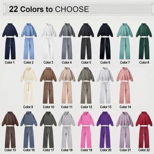 Tùy Chỉnh Người Đàn Ông Hoodies Và Mồ <span class=keywords><strong>H</strong></span>ôi Quần Set Lông Cừu Tracksuit Tùy Chỉnh Thêu Mồ <span class=keywords><strong>H</strong></span>ôi Và Áo Đặt - Product Image 2