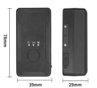 Mini Rastreador GPS Inalámbrico Recargable con Larga Duración de Batería, Botón SOS, Monitor de Voz, Localizador LBS en Tiempo Real para Niños y Ancianos