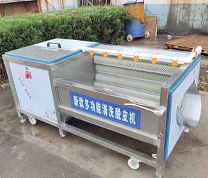 Hot Sale Fruit Cleaning Roller <b>Brush</b> Washer Machine with 304 Stainless Steel 220/380V Easy to Operate - Product Image 2