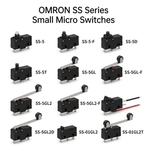 옴론 리미트 스위치 SS-5 SS-5-F SS-5D SS-5T SS-5GL SS-5GL-F SS-5GL2 SS-5GL2-F SS-5GL2D SS-01GL2 SS-01GL2T 소형 마이크로 스위치 - Product Image 1