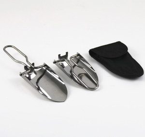 Stainless Steel <b>Camping</b> <b>Multi</b> <b>Tool</b> Shovel Portable Garden Shovel Folding Outdoor Multifunction Shovel - Product Image 3