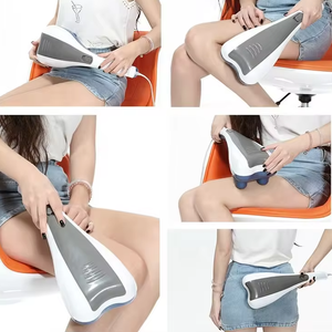 Çift kafa masaj çekiç büyük el vibratör tüm vücut masaj aleti makinesi için boyun, omuz, sırt, bacak ağrı kesici - Product Image 2