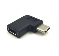 Shenzhen Mnaoson USB-C Sudut Kanan Kiri 90 Derajat Dukungan Penjualan Terlaris 10Gbps 3.1 Tipe C Adaptor Konverter Pria Ke Wanita