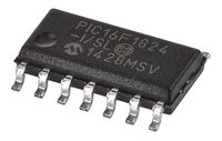 Microcontrolador Lorida PIC16F1824-I/SL IC MCU de 8 bits, 7KB FLASH, 14SOIC