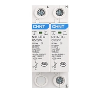 Parafoudre SPD 10kA 40kA 60kA 65kA 100kA 1P 2P 3P 4P P1P+N, 3P+N 275VAC 320VAC 385VAC 440VAC 460VAC NXU-IIG 20kA/385V 2P