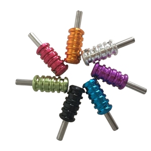 Empuñadura de Cartucho de Tatuaje Delgada de Acero Inoxidable de 16 mm, Empuñadura Antideslizante con Diseño Moleteado para Uso Profesional en Estudios de Tatuaje - Product Image 4