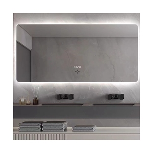 <span class=keywords><strong>Miroir</strong></span> de salle de bain intelligent à LED rétroéclairé rectangulaire anti-buée à écran tactile de style moderne, <span class=keywords><strong>miroir</strong></span> de vanité de salle de bain avec lumière - Product Image 4