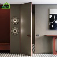 Cat Tembok Modern Tak Terlihat Desain Tersembunyi Bingkai Komposit Berkualitas Tinggi Peredam Suara MDF Untuk Interior Villa Hotel Ruang Tamu