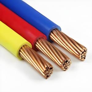 <span class=keywords><strong>สาย</strong></span>ไฟ BV BVR BVV รุ่น H07V-U H07V-R K ขนาด 1.5 มม. 2.5 มม. 4 มม. <span class=keywords><strong>สาย</strong></span>เดี่ยวทองแดงแท้ ฉนวน PVC สำหรับเดิน<span class=keywords><strong>สาย</strong></span>ไฟในบ้านและอาคาร - Product Image 1
