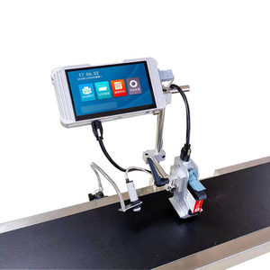 새로운 7 인치 스크린 TIJ 열 잉크젯 프린터 온라인 물병 반 인치 헤드 만기 일괄 코딩 날짜 기계 - Product Image 3