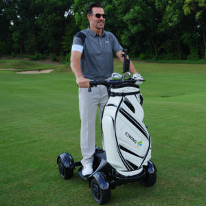 Scooter de golf électrique, chariot de golf électrique, <span class=keywords><strong>mini</strong></span> chariot de golf pliable à 4 roues, écran <span class=keywords><strong>LED</strong></span>, double moteur 2000W - Product Image 1