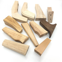 Pieds de meubles carrés en bois massif personnalisés Design scandinave moderne pour table basse, armoire, canapé, salle de bain