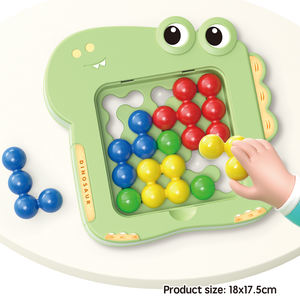 Nueva llegada <span class=keywords><strong>dinosaurio</strong></span> de dibujos animados mini sabiduría cuenta rompecabezas juguete educativo juegos de mesa color forma <span class=keywords><strong>Juego</strong></span> a <span class=keywords><strong>juego</strong></span> para niños - Product Image 2